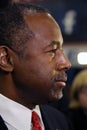 LAS VEGAS, NV, DEC.15, 2015, closeup profile of Dr. Ben Carson, retired neurosurgeon and 2016 Republican presidential candidate, s