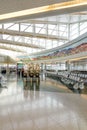 Interior of Terminal D at McCarran International Airport Royalty Free Stock Photo