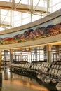 Interior of Terminal D at McCarran International Airport Royalty Free Stock Photo