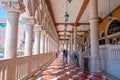 LAS VEGAS, NV - NOVEMBER 21, 2016: An unidentified people walking in the hall of the Venetian hotel in Las Vegas Royalty Free Stock Photo