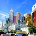 Las Vegas NV The Strip Turismo Royalty Free Stock Photo