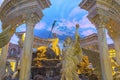 Las Vegas, NV, USA - Augustu 29, 2017: Statues in Forum Shops at Caesars Palace Las Vegas