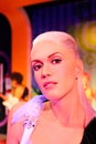 Gwen Stefani, an American singer, songwriter, fashion designer, actress, and television personality, Madame Tussauds wax museum