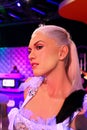 Gwen Stefani, an American singer, songwriter, fashion designer, actress, and television personality, Madame Tussauds wax museum