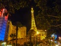 Las Vegas - Panoramic view of skyline of the Las Vegas strip Boulevard during twilight Royalty Free Stock Photo