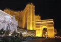 Las Vegas Paris by Night Royalty Free Stock Photo