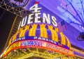 Las Vegas , 4 Queens Hotel and Casino Royalty Free Stock Photo