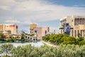 Las Vegas Resorts viewed from Lake Bellagio