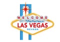 Las Vegas sign vector illustration Royalty Free Stock Photo