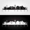 Las Vegas skyline silhouette