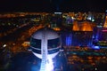 Las Vegas Skyroller cabin above the city, Night View, Las Vegas, Nevada, USA