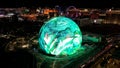 Las Vegas Sphere at Las Vegas in Nevada United States.