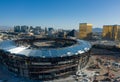 Las Vegas stadium during construction Royalty Free Stock Photo