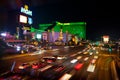 Las Vegas street cars in motion