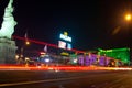 Las Vegas street and hotels Royalty Free Stock Photo
