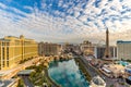 Las Vegas strip Aerial view Royalty Free Stock Photo