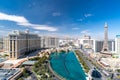 Las Vegas strip Aerial view Royalty Free Stock Photo