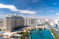 Las Vegas strip Aerial view Royalty Free Stock Photo