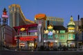 Las Vegas Strip, Boulevard Night, Neon Lights Royalty Free Stock Photo