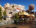 Las Vegas Strip Buildings Attractions, Nevada Royalty Free Stock Photo