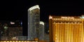 Las Vegas Strip Hotels Royalty Free Stock Photo