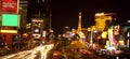 Las Vegas Strip at night Royalty Free Stock Photo