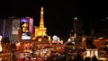 Las Vegas Strip Night Hotel Paris (HQ 1080p)