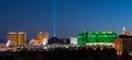 Las Vegas Strip at night Royalty Free Stock Photo