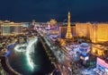 Las Vegas Strip skyline at night Royalty Free Stock Photo