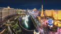 Las Vegas Strip skyline at night