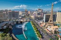 Las Vegas Strip skyline at sunny day