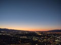 Las Vegas sunset skyline beautiful Royalty Free Stock Photo