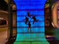 Las Vegas, United States of America - May 06, 2016: Entrance to The Beatles Cirque du Soleil Theater Love Show at The Mirage Royalty Free Stock Photo