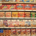 Breakfast cereals sold in Las Vegas