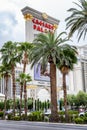 Las Vegas, USA, 05/07/2016: Exterior of the Caesar Hotel. Beautiful view.