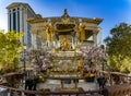 Las Vegas, USA January 18, 2023: Sin City\'s Buddhist temple for meditation at Caesars Palace hotel. Royalty Free Stock Photo