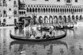 Venice ressort with gondola in Las Vegas, USA. The luxury resort has a five-diamond hotel with 4,049 suites and 4,059 hotel rooms Royalty Free Stock Photo