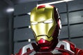 Iron man Head model Royalty Free Stock Photo