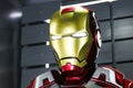 Iron man Head model Royalty Free Stock Photo