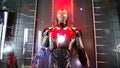 Iron man Head model at the Avengers experience Royalty Free Stock Photo