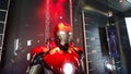 Iron man Head model at the Avengers experience Royalty Free Stock Photo