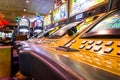 Las Vegas, USA - October 1, 2012: Game machines inside The Orleans Casino.