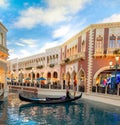 LAS VEGAS, USA - OCTOBER 16, 2018: The Venetian Resort Hotel Casino opened on May 3, 1999. Royalty Free Stock Photo