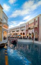 LAS VEGAS, USA - OCTOBER 16, 2018: The Venetian Resort Hotel Casino opened on May 3, 1999. Royalty Free Stock Photo