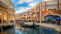 LAS VEGAS, USA - OCTOBER 16, 2018: The Venetian Resort Hotel Casino opened on May 3, 1999. Royalty Free Stock Photo