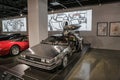 Las-Vegas, USA, September 2016 DMC DeLorean Back to the future movie car on auto exebition