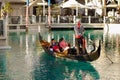 Las Vegas, Venetian Gondolas, Tourist Attractions Royalty Free Stock Photo