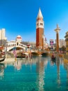 Las Vegas, Venetian Hotel Casino, Rialto Bridge, Gondolas