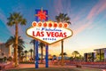 Las Vegas Welcome Sign Royalty Free Stock Photo