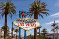 Las Vegas - The Welcome to Fabulous Las Vegas sign at daytime on Las Vegas Boulevard South (The Strip), Las Vegas, Nevada, USA Royalty Free Stock Photo